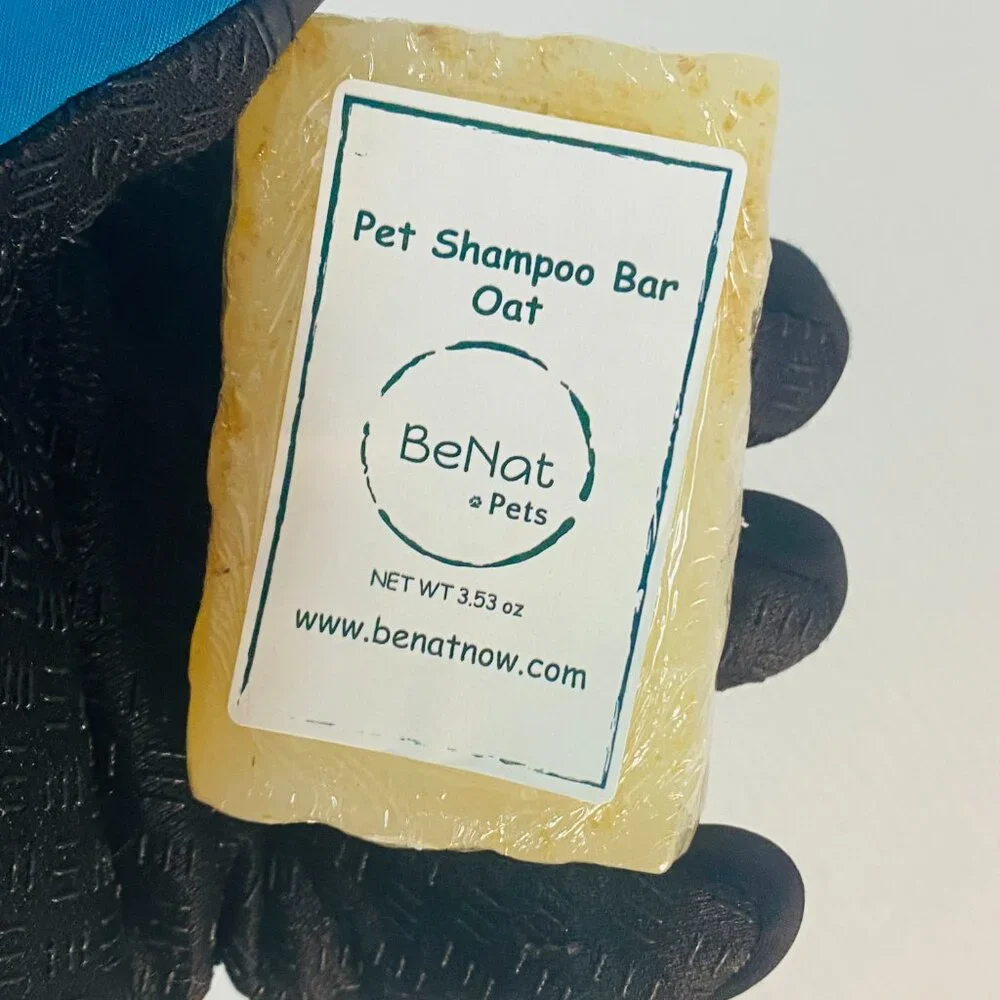 BeNat Pets. All-Natural Pet Shampoo Bar. Oat. 3.5 oz